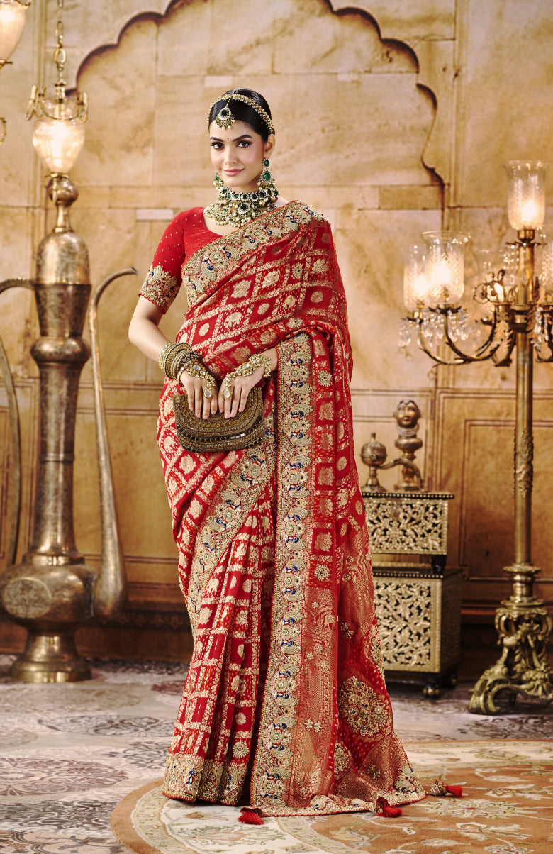 Infinity Elegance Georgette Saree For Festive Wear