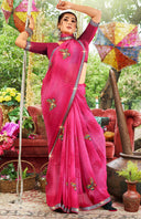 Soft Bloom Georgette Saree for Daily Wear