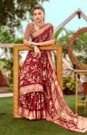 Vellura Brasso Saree For Festive Wear