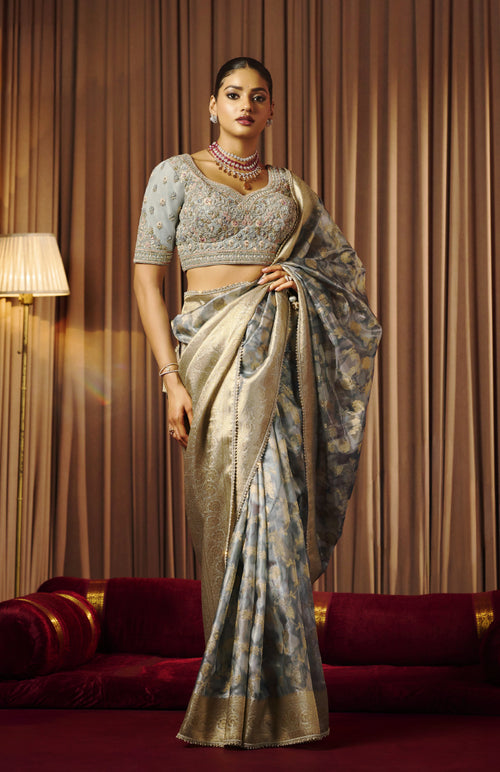 Kinari Grace Silk Saree For Festive Wear