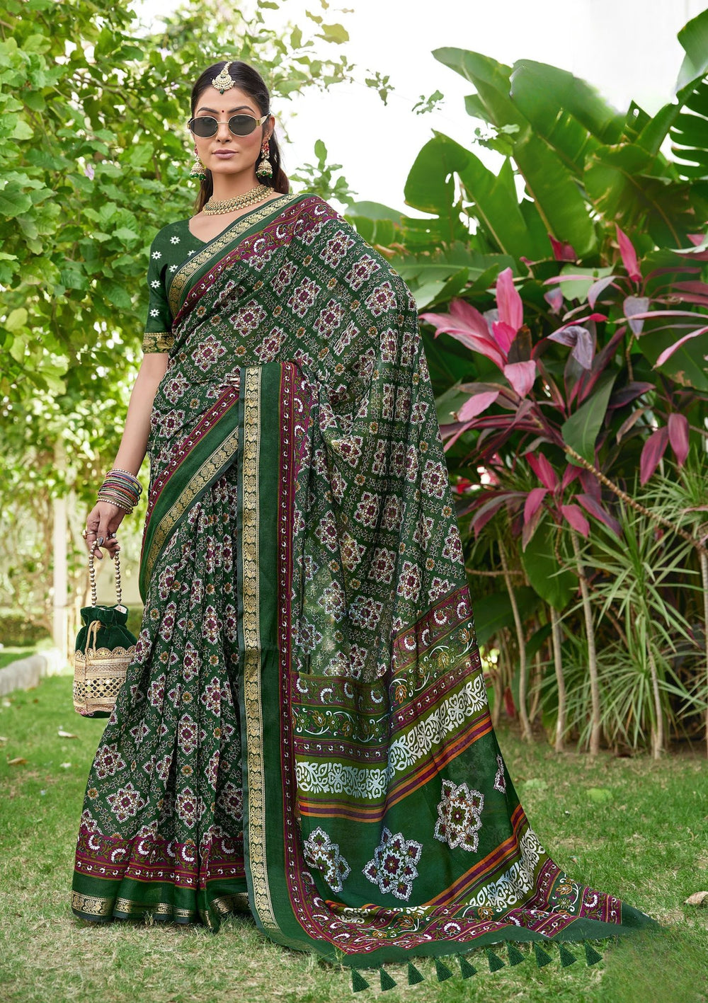 Saanjh Prints Cotton Saree For Daily Wear