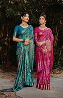Tribal Grace Crepe Saree For Festive Wear
