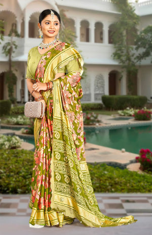 Brassique Brasso Saree For Festive Wear