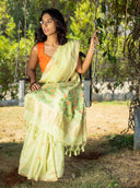 Loomika Linen Saree for Office Wear