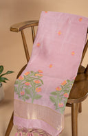 Loomika Linen Saree for Office Wear