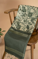 Zarcotton Saree with Zari Cotton Blend for Festive Wear
