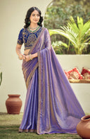 Tasvira Satin Saree for Festive Wear