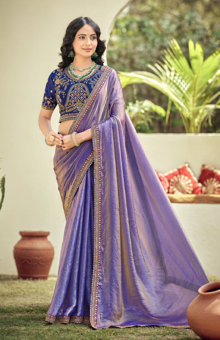 Tasvira Satin Saree for Festive Wear