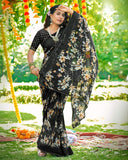 Garden Mist Georgette Saree For Semi Formal Wear