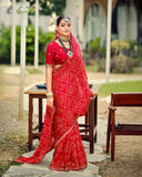 Bandhani Breeze Georgette Saree For Semi Formal Wear