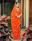 Bandhani Breeze Georgette Saree For Semi Formal Wear