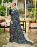 Bandhani Breeze Georgette Saree For Semi Formal Wear