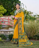Silken Mist Art Silk Saree for Semi Formal Wear