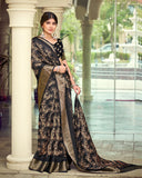 Moss Aura Art Silk Saree For Semi Formal Wear