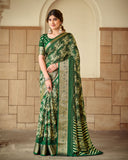Moss Aura Art Silk Saree For Semi Formal Wear