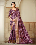 Moss Aura Art Silk Saree For Semi Formal Wear