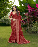 Serenity Art Silk Saree For Semi Formal Wear