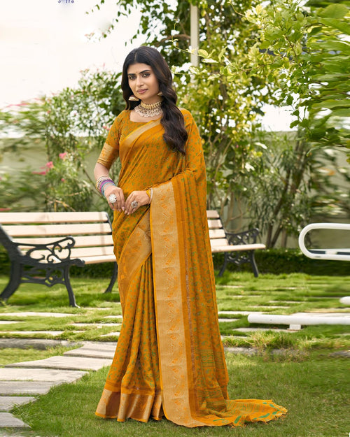 Serenity Art Silk Saree For Semi Formal Wear