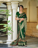 Dullglow Art Silk Saree For Semi Formal Wear