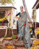 Brasso Bloom Art Silk Saree for Semi Formal Wear