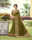 Georgette Glow Saree for Daily Wear