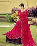 Georgette Glow Saree for Daily Wear