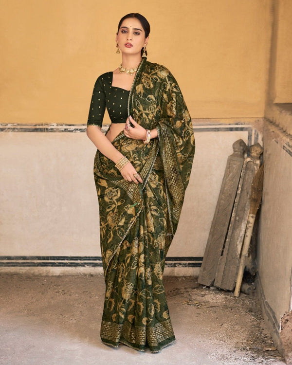 Foilflare Georgette Saree For Semi Formal Wear