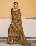 Foilflare Georgette Saree For Semi Formal Wear