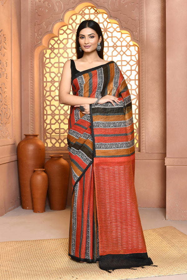 Sheergrid Grace Cotton Saree For Daily Wear