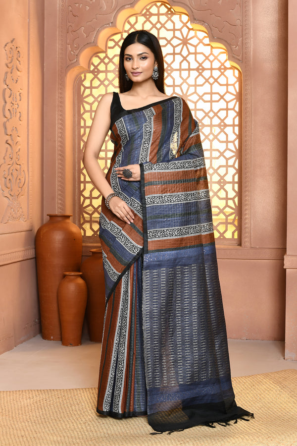 Sheergrid Grace Cotton Saree For Daily Wear
