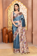 Badla Viraasat Silk-Cotton Saree For Festive Wear