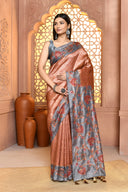 Badla Viraasat Silk-Cotton Saree For Festive Wear