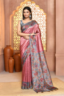 Badla Viraasat Silk-Cotton Saree For Festive Wear
