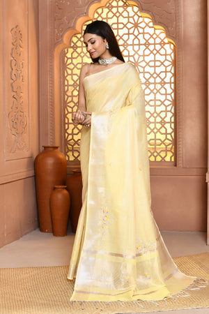 Khadi Kala Cotton Saree For Festive Wear