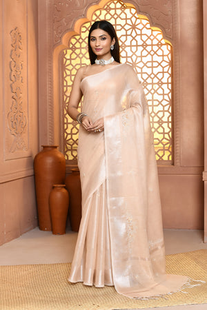 Khadi Kala Cotton Saree For Festive Wear
