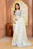 Fancy Brasso Delight Cotton Saree For Semi Formal Wear