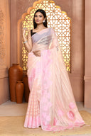Fancy Brasso Delight Cotton Saree For Semi Formal Wear