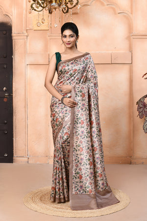 Softsilk Canvas Silk Saree For Semi Formal Wear