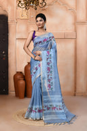 Gaja Jamdhani Silk Saree For Semi Formal Wear