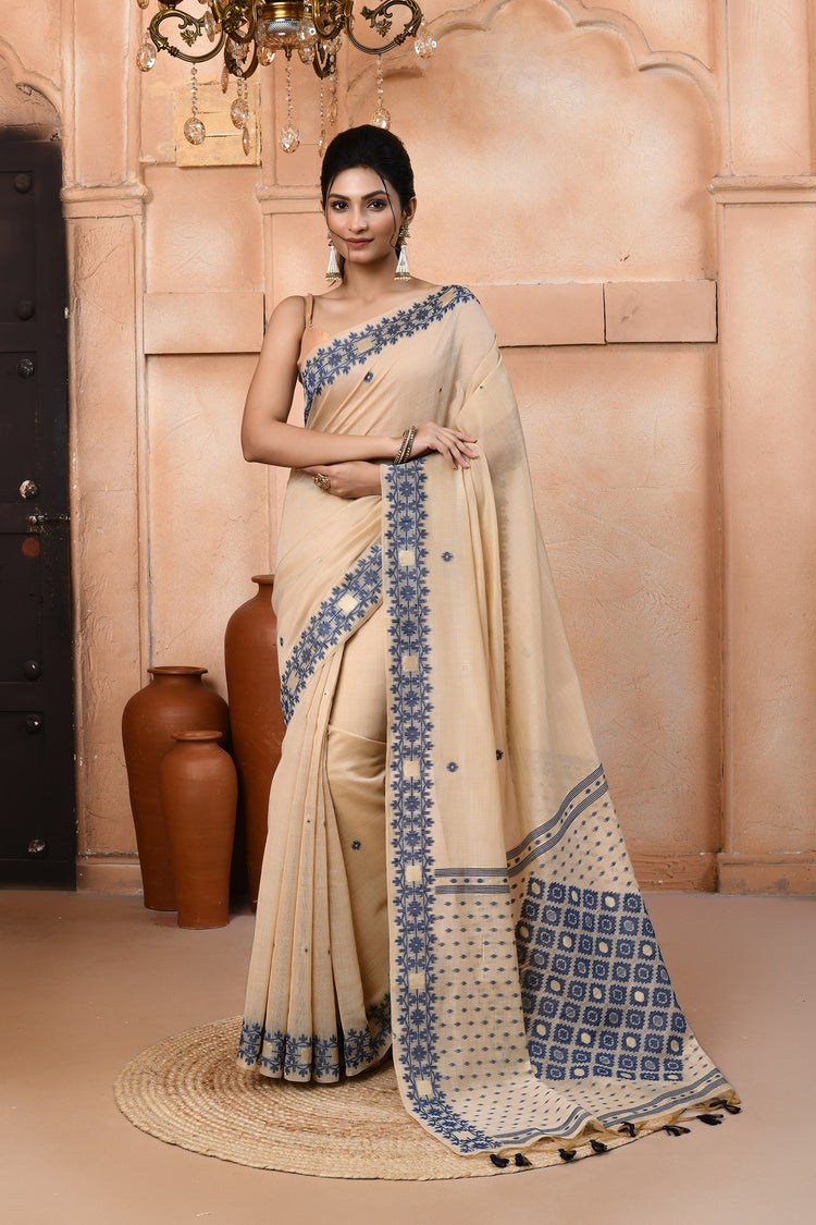 Reshamdhani Elegance Cotton Saree For Semi Formal Wear
