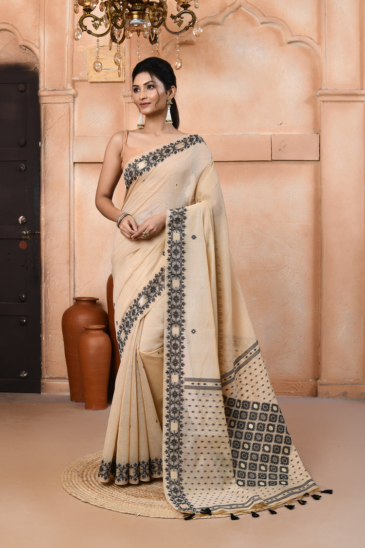 Reshamdhani Elegance Cotton Saree For Semi Formal Wear