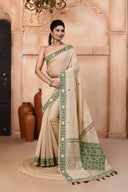 Reshamdhani Elegance Cotton Saree For Semi Formal Wear