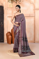Softsilk Zariloom Silk Saree For Semi Formal Wear