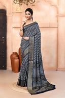 Softsilk Zariloom Silk Saree For Semi Formal Wear