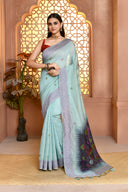 Jamdhani Resham Cotton Saree For Semi Formal Wear