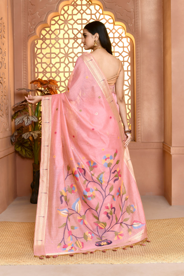 Jamdhani Muniyagrace Cotton Saree For Semi Formal Wear
