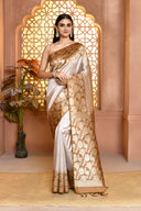 Zarivarnika Soft Silk Silk Saree For Semi Formal Wear