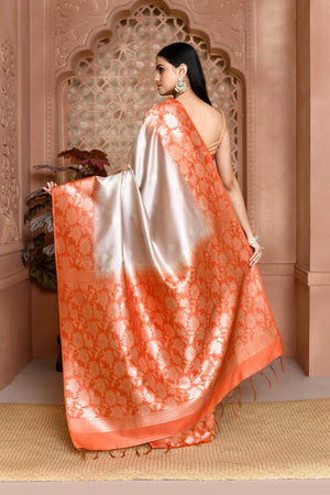 Zarivarnika Soft Silk Silk Saree For Semi Formal Wear