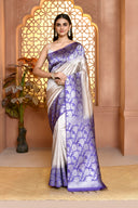 Zarivarnika Soft Silk Silk Saree For Semi Formal Wear