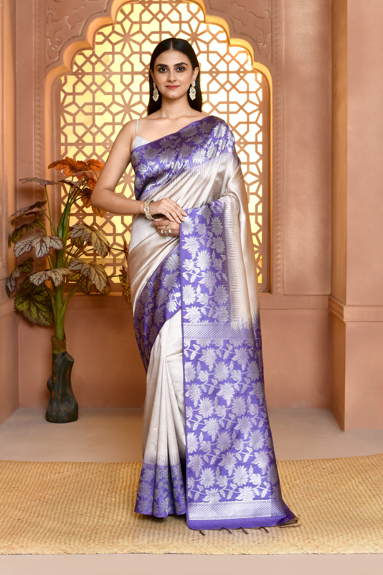 Zarivarnika Soft Silk Silk Saree For Semi Formal Wear